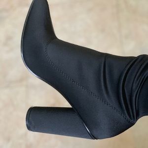 Black Ankle sock boots